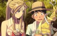 Keiichi and Belldandy (Image via Oh My Goddess!)